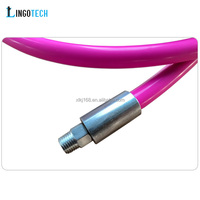 Tuyau d'aspiration en silicone pour autoclave 260°C, ultra-flexible, résistant à l'abrasion, pour l'infusion de composites et le processus d'autoclave aérospatial