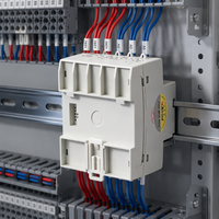 Compteur d'énergie DC à double canal Acrel DJSF1352-RN/DK sur rail DIN, entrée 0-1000V, Modbus-RTU pour tour de télécommunication/chargeur de VE
