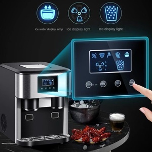 เครื่องทำน้ำแข็งบดอเนกประสงค์เครื่องทำน้ำแข็งที่ใช้ในครัวเรือนแบบ3 in 1สแตนเลสไฟฟ้าสีดำ - Product Image 3