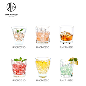 High Quality Food Grade Polycarbonate Clear PC <strong>Tea</strong> <strong>Cups</strong> <strong>Saucers</strong> Custom Wholesale Stemless Plastic Wine Whiskey Shot Tumbler <strong>Cups</strong> - Product Image 4