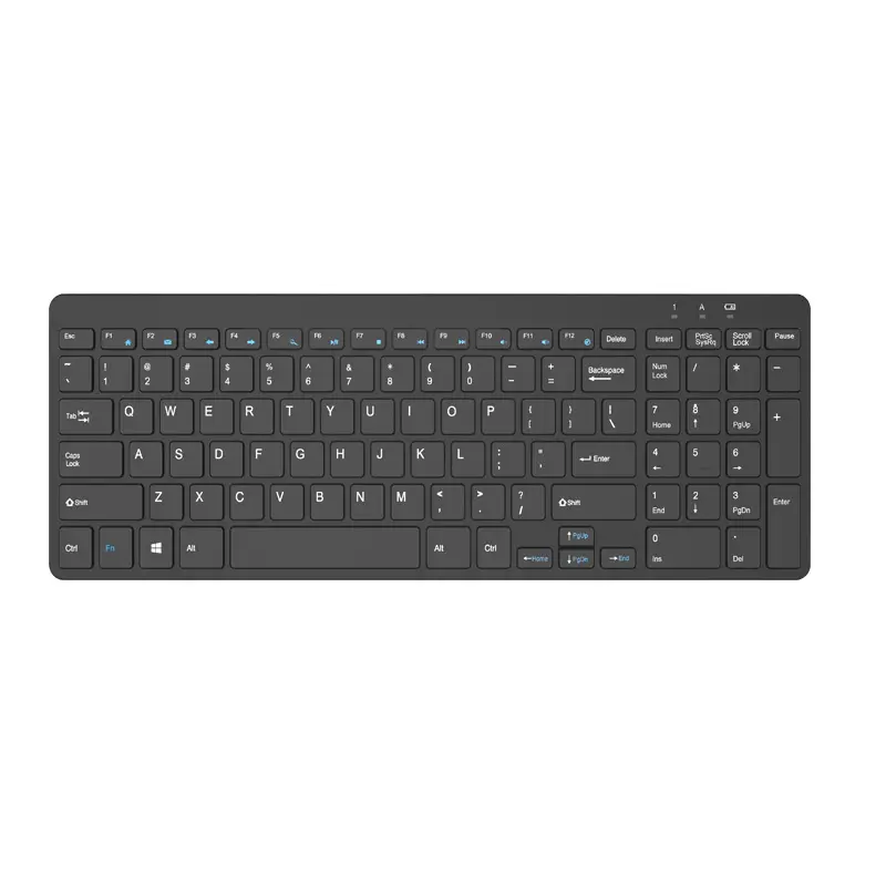 B072 99 keys office keyboard All In One Computer Wireless 2.4G Desktop Keyboard And Mouse Combo For PC Windows Computer Desktop