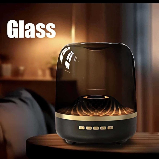 MQ Glass Wireless Audio Speaker 5 Drivers Bass Sound System Home Audio Loud Sound High Quality Stereo Rechargeable