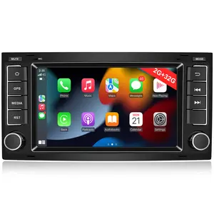 Android Autoradio 7 Inch Auto Radio Head Unit Gps Met Dvd-speler Voor Vw Touareg/Transporter T5 Multivan auto Radio