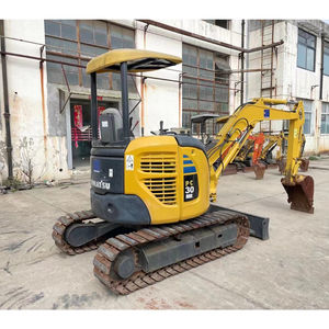 Escavatore Compatto Originale Giapponese <span class=keywords><strong>Komatsu</strong></span> PC30/PC50/PC60, <span class=keywords><strong>3</strong></span> Tonnellate, Benna da 0,3m, Potenza 19,5kW, Macchina per Scavi - Product Image 2