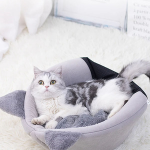 Casa para <span class=keywords><strong>Gatos</strong></span> Moderna, Ecológica y Popular para Invierno, Cama de Felpa Acogedora y Linda, Diseño Suave y Cálido, Antideslizante y Transpirable, Cama Tipo Cueva para Dormir - Product Image 3