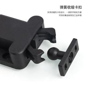 새로운 디자인 플라스틱 그래버 캐치 Hengzhu MX011 래치 너클 및 장력 도어 캐치 프레스 닫기 당겨 열기 - Product Image 6