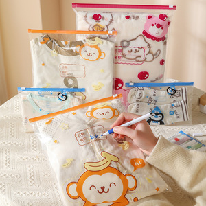 Clothing Organizer Transparent Storage Bags Waterproof Sealed Rectangle For Clothes Underwear Travel Luggage General Use - Product Image 2