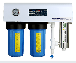 Système <span class=keywords><strong>de</strong></span> filtration d'<span class=keywords><strong>eau</strong></span> pour toute la maison SPS-203 à protection UV en 2 étapes, 12 GPM, 48 W, pour réservoir d'<span class=keywords><strong>eau</strong></span> <span class=keywords><strong>de</strong></span> <span class=keywords><strong>pluie</strong></span>/puits forain/puits - Product Image 6