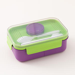 Boîte de conservation alimentaire en plastique mignonne pour enfants, récipients micro-ondables pour l'école, le travail, la maison, préservation des repas nutritifs pour les enfants - Product Image 4