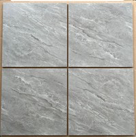 Carreaux de sol en céramique modernes 300x300mm gris-blanc imitation brique murale texture auto-adhésive antidérapante imperméable pour villa