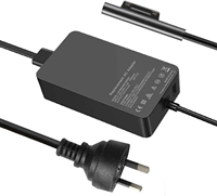 Adaptor Daya 65W untuk Microsoft Surface Pro X Pro 7 Pro 6 Pro 5 Pro 4 Pro 3 dengan Colokan Dinding dan Kabel Daya 6ft