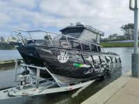 Yacht de croisière sportif en aluminium soudé Gospel 7,9 m (26 pieds), catamaran, bateau de pêche rapide pour les loisirs