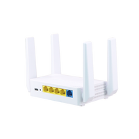 En Oferta, Repetidor Extensor Wifi AC1200 WR0302 con 5 Antenas, Router de Doble Banda Inalámbrico de Alta Velocidad de 300mbps