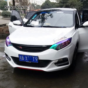 Vinilo para Faros Delanteros de Coche, Antiarañazos, Color Camaleón Holográfico - Product Image 5