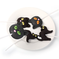 Sucettes fruitées amusantes Yijiale pour Halloween, enrobées de chocolat, pour cadeaux et prix pour enfants, boîte en vrac 960g