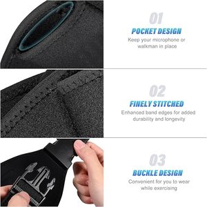 Sac banane de sport personnalisé avec logo, ceinture de course ajustable, support de téléphone, sacoche de taille pour yoga et entraînement avec microphone - Product Image 5