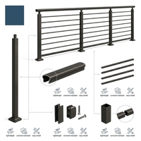 Système de balustrade en aluminium - Design contemporain, résistant à la rouille et léger, garantie de plus de 5 ans