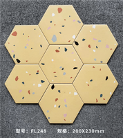 Carreaux de mur et de sol en céramique modernes 200x230mm, motifs mosaïque marocaine, 9mm d'épaisseur, en brique réfractaire, antidérapants pour hôtels, restaurants, salles de bain