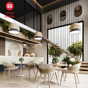 Conception d'intérieur moderne pour boulangerie-pâtisserie, service de conception personnalisé pour magasin de desserts commercial (ameublement de présentation sur mesure pour boulangerie) - Product Image 1