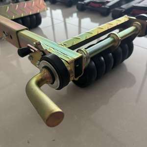 Ağır çelik römork Dolly tekerlek taşıyıcı araba çekme Dolly kolay çekme ve park için - Product Image 6