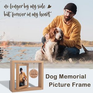 Urne funéraire moderne de luxe en bois pour chiens et chats - Cendres commémoratives sécurisées et écologiques - Product Image 5