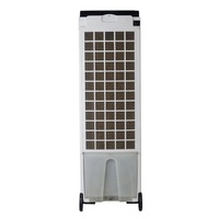 Minuterie 24 heures Amovible Portable Évaporatif Nid d'Abeille Refroidissement de l'Eau Chambre Ventilateur avec Panneau de Commande Tactile LED