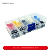 Kit de 17 types d'accessoires électroniques avec LED, boîtier TO-92, vis, prise IC, interrupteur, bouton, composants, Chine