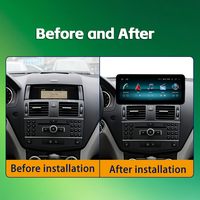 Lecteur DVD de voiture 10,25 pouces pour Mercedes Benz Classe C W204 2007-2014 NTG4.0/4.5, autoradio multimédia, lecteur audio, Carplay, Android Auto, écran