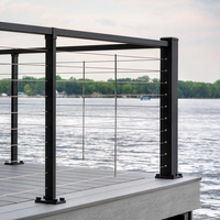 Système de balustrade à câbles pour extérieur, en acier inoxydable 304, résistant à la corrosion, pour piscine, patio, terrasse