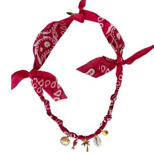 HaoMi, collar chapado en oro de estilo europeo americano, Serie de playa, colgante de concha de flor de <span class=keywords><strong>Vida</strong></span> Marina, cinta, collares colgantes de moda - Product Image 5