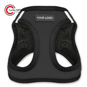 Imbracatura <span class=keywords><strong>per</strong></span> cani Step-in maglia riflettente senza trazione <span class=keywords><strong>per</strong></span> tutte le stagioni con fibbia doppio anello D <span class=keywords><strong>per</strong></span> piccoli animali da compagnia che camminano in città - Product Image 3