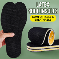 Semelles intérieures en latex respirantes, absorbant les chocs, anti-fatigue, pour la santé des pieds, fabriquées par le fabricant
