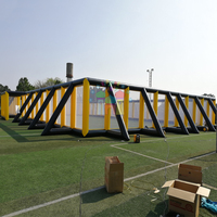Mega activités de team building mobiles extérieures jeux de sport arène gonflable pour bunkers de paintball