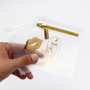 High Quality PVC Matte <b>Plastic</b> <b>Storage</b> Reusable Zipper <b>Bags</b> with Metal Slider for Jewelry Gemstones Packing - Product Image 6