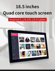 18,5 pulgadas 21,5 pulgadas 32 pulgadas tamaño grande Quad Core RK3568 Android 13 tableta de plástico montada en la pared para el Hogar Inteligente
