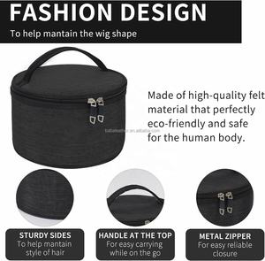 Estuche de maquillaje para peluca multifuncional, organizador de cosméticos compacto, estuche de viaje duradero para pelucas, caja de viaje para peluca Premium - Product Image 6