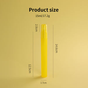 Flacon de parfum en verre cylindrique à col vissé Eric, dégradé de couleurs, 30 ml, 50 ml, 100 ml, flacon de parfum de luxe avec vaporisateur - Product Image 2