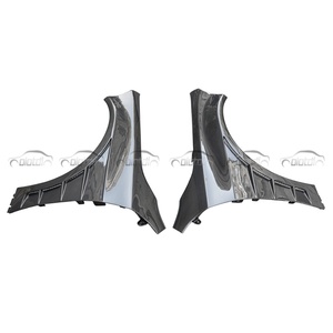 Pour Mercedes Benz Classe A W177 A45, extensions d'ailes latérales en fibre de carbone style OTD, panneaux de séparation, garnitures de spoiler, tuning auto 2019+ - Product Image 4