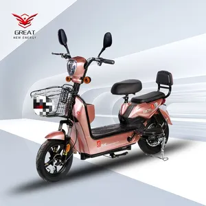 Ventes directes d'usine de vélos électriques fabriqués en Chine Batterie de vélos électriques de stockage Scooters électriques pour adultes Vélo de ville Moto