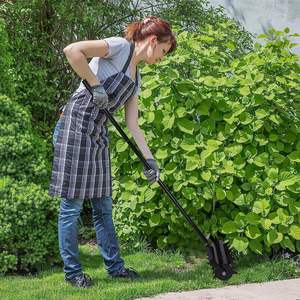 Aérateurs de pelouse manuels Aérateur manuel roulant Aérateur roulant pour pelouse de jardin avec poignée antidérapante Pointes de dents - Product Image 3