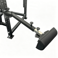 Support universel réglable multi-angles en acier carbone rembourré KC614 pour rack de musculation commercial, squat et exercices de hanche