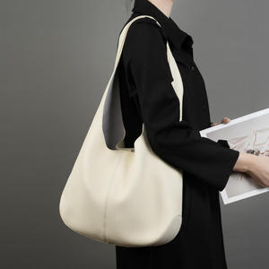 AndoBag Genuine Leather Fashion Outdoors Bucket Tote <b>Bags</b> <b>for</b> <b>Women</b> Girls Large Capacity Underarm Commute <b>Work</b> Shoulder <b>Bag</b> 2801 - Product Image 3