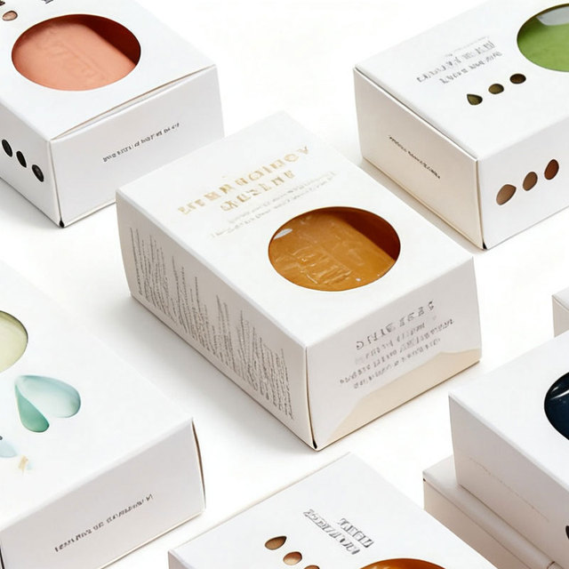 Soap Box Packaging Customized Organic Bath Soap Packaging Box Kraft Paper Soap Boxes Packaging for Handmade Soaps