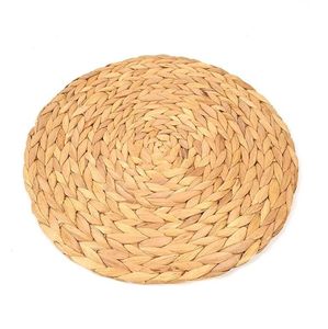 Eco-Friendly Reusable Modern <b>Round</b> Polyester Cotton <b>Table</b> Plate <b>Mat</b> Coffee Cup Dinner <b>Mat</b> Placemats Wholesale Price - Product Image 1
