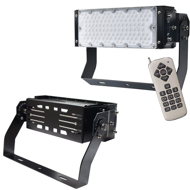 LED Floodlight 150w 300w 4500w Rgb Spotlight Wireless Controller Led Landscape Flood Light
