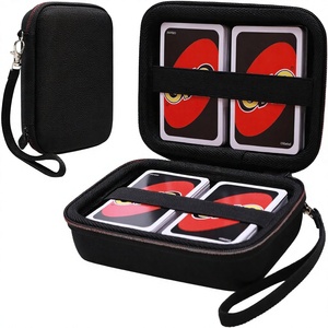 Estuche de viaje al por mayor de EVA con cierre de cremallera para tarjetas de juego UNO, <span class=keywords><strong>Skip</strong></span>-<span class=keywords><strong>Bo</strong></span>, Phase 10, PM y tarjetas coleccionables TCG - Product Image 1