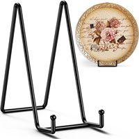 Support d'affichage multifonctionnel TR-LIFE pour cadre photo et plaque de 10 pouces - Support de plaque en métal avec tolérance dimensionnelle réglable de 2 cm