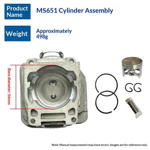 Ensemble cylindre pour tronçonneuse Stihl MS651/MS651C, accessoires, fabriqué en Chine, toutes pièces disponibles - Product Image 4