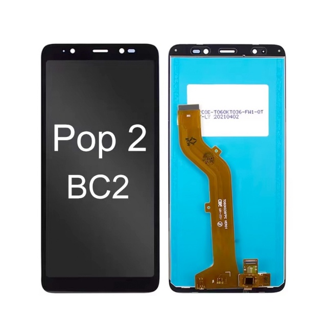 SOR Quality Super Quest Brand Original Mobile Phone Display Lcd Screen Replacement for Tecno Pop 2