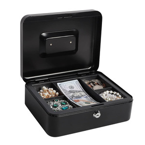 Hucha Portátil Pequeña de Acero, Plástico y Aleación de Aluminio con Cerradura y Llave para Monedas y Dinero en Efectivo - Product Image 5